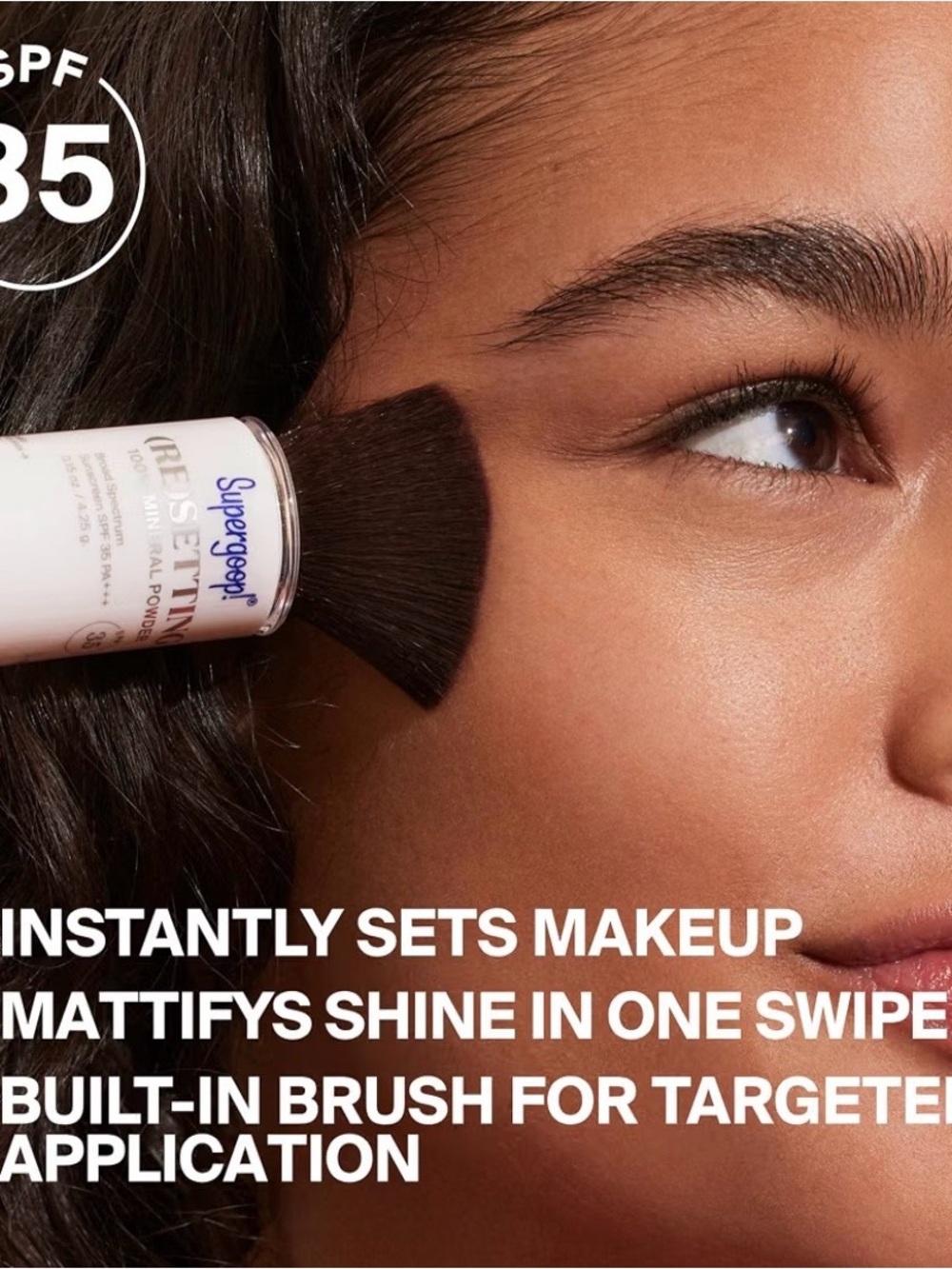 Supergoop! (Re)setting Face Powder with Brush - Picture 7 of 14